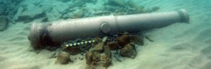 Spanish Armada cannon recovered off the coast of County Sligo (Credit: Department of Arts, Heritage, and the Gaeltacht)