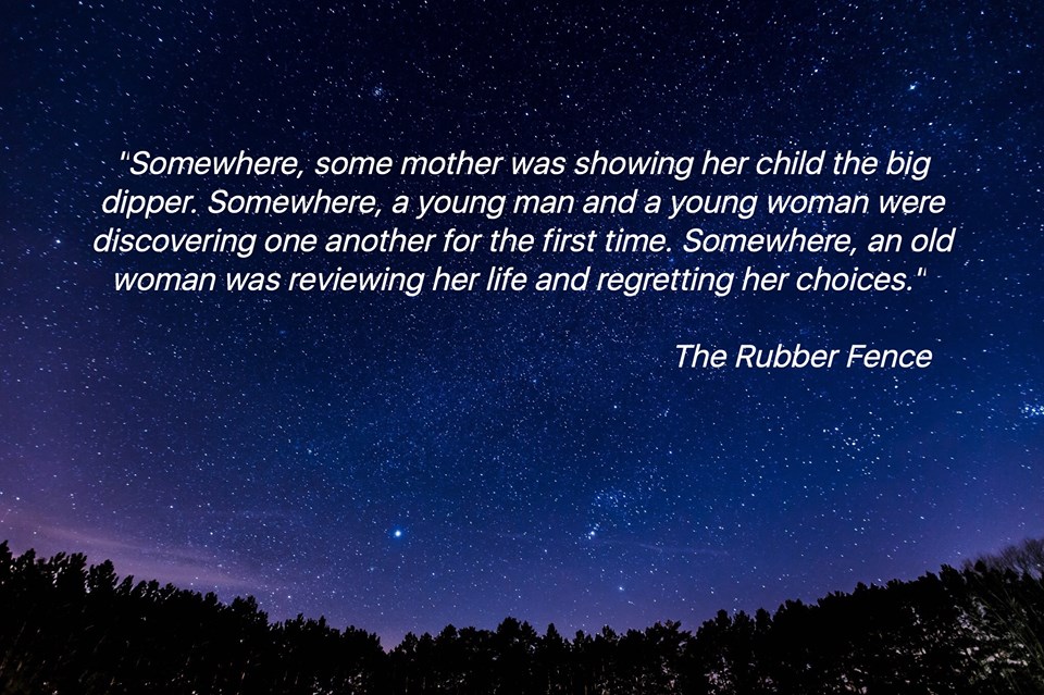 Quote from The Rubber Fence