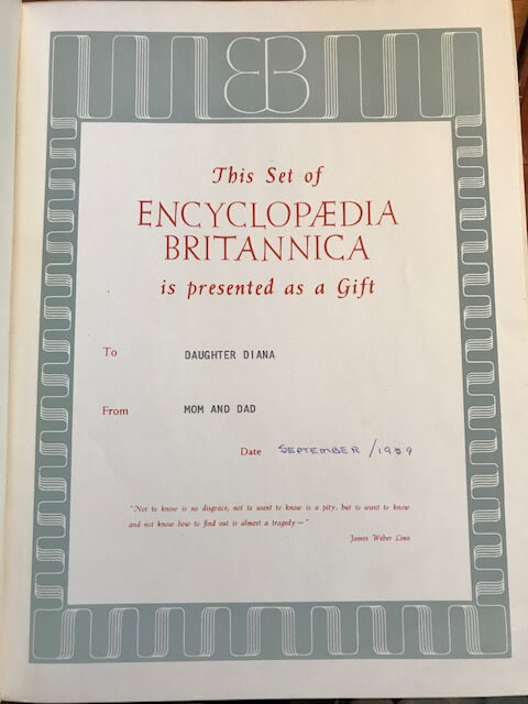 goodbye to an encyclopedia