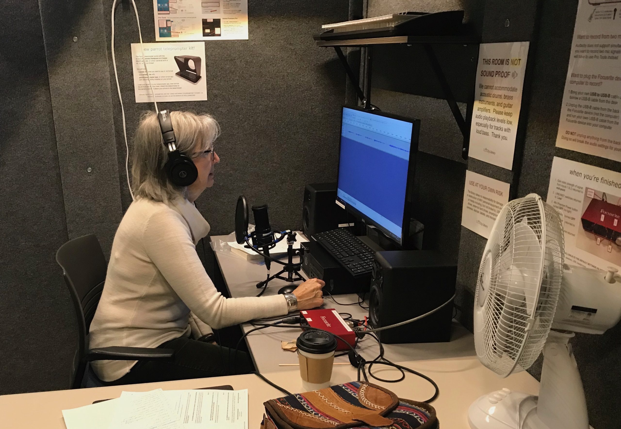 recording an audiobook